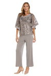 Pant Suit Sequin Mother of the Bride Pant Suit Mocha