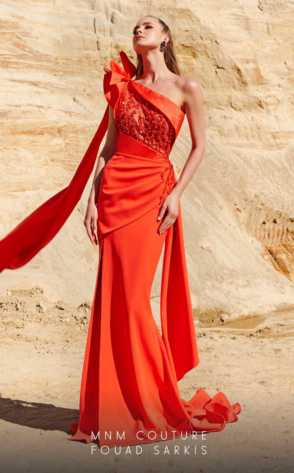 Formal Dresses Long Evening Gown Fitted Formal Dress Coral