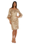 R&M Richards 2780 Short Off Shoulder Cocktail Dress