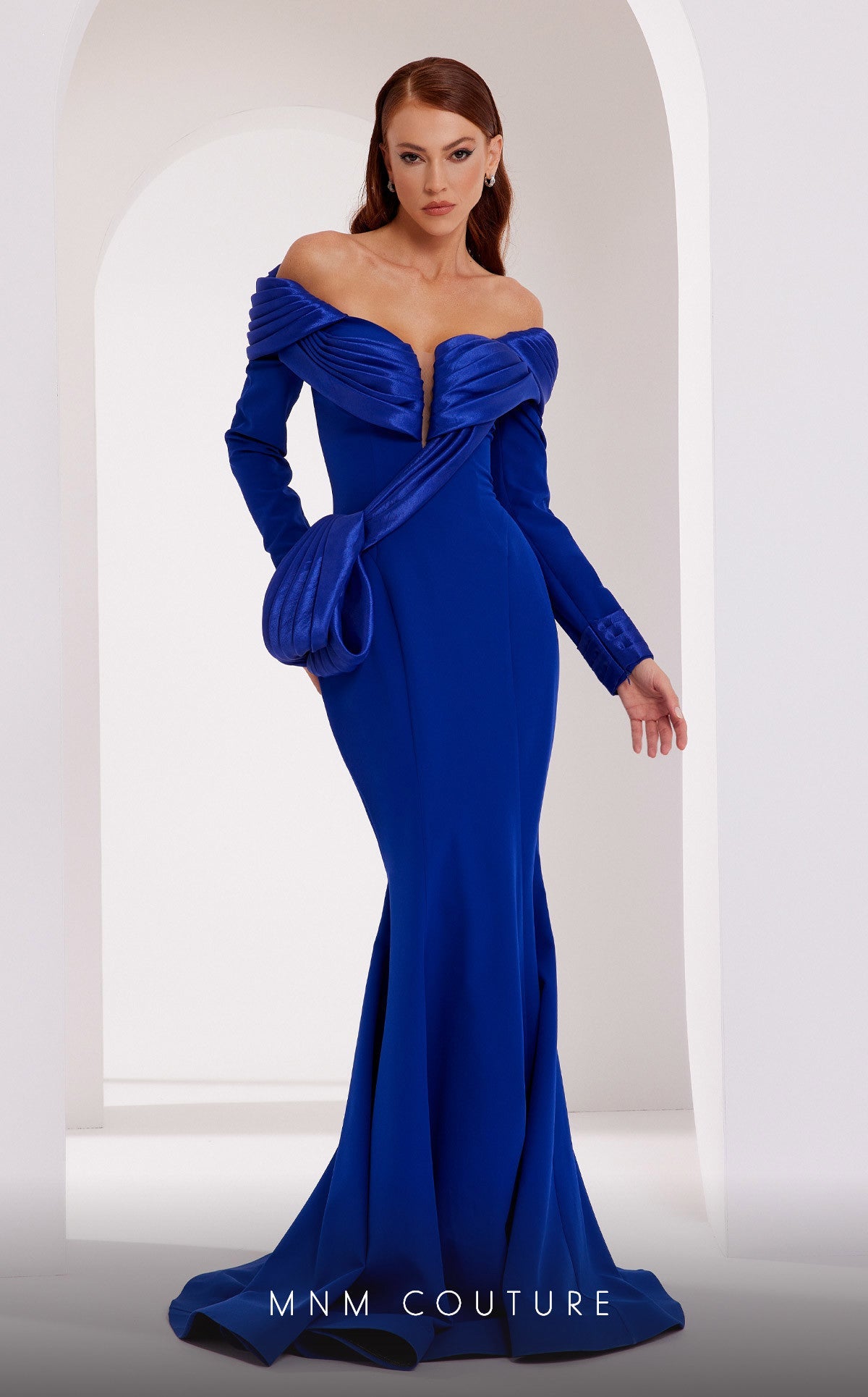 Formal Dresses Long Formal Fitted Mermaid Evening Dress Blue