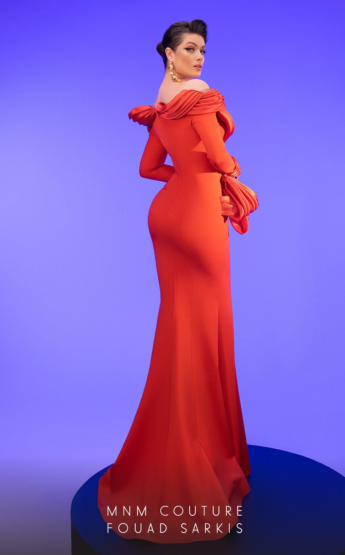 Formal Dresses Long Formal Fitted Mermaid Evening Dress Red