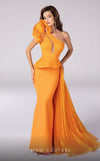 Prom Dresses Mermaid Long Formal Peplum Overskirt Prom Dress Mango