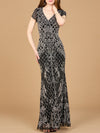 Formal Dresses Formal Long Beaded Mermaid Evening Dress Black