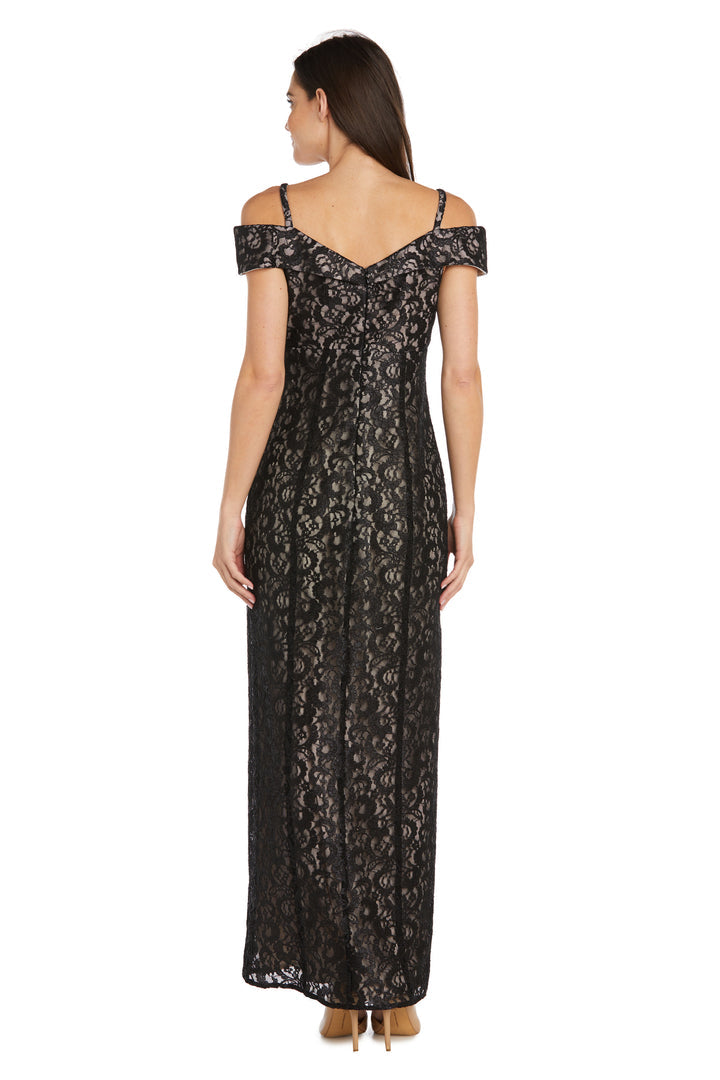 Mother of the Bride Dresses Long Mother of the Bride Formal Evening Dress Black/Nude