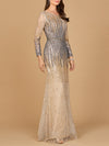 Formal Dresses Long Formal Lace Mermaid Evening Dress Gold Gunmetal