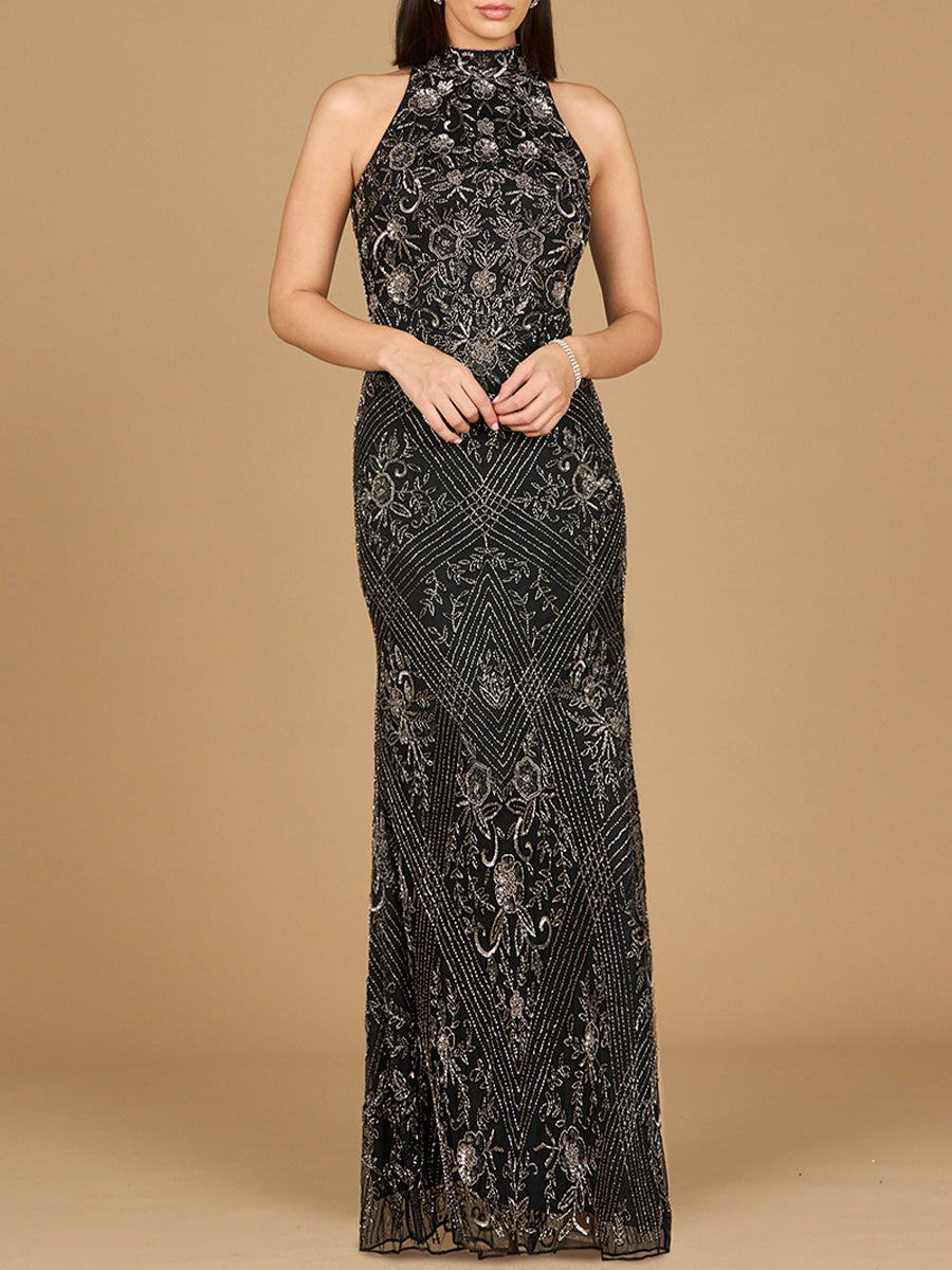 Formal Dresses  Beaded Long Formal Evening Dress Black