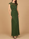 Formal Dresses Beaded Long Formal Evening Dress Emerald Green