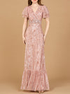 Formal Dresses Formal Long Beaded Evening Dress Rose