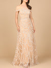 Formal Dresses Long Lace Formal A Line Evening Dress Champagne