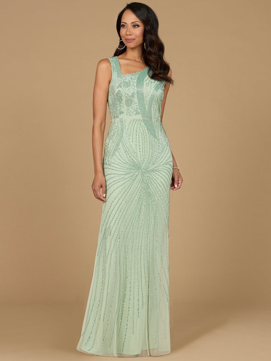Formal Dresses Formal Long Beaded Evening Dress Mint