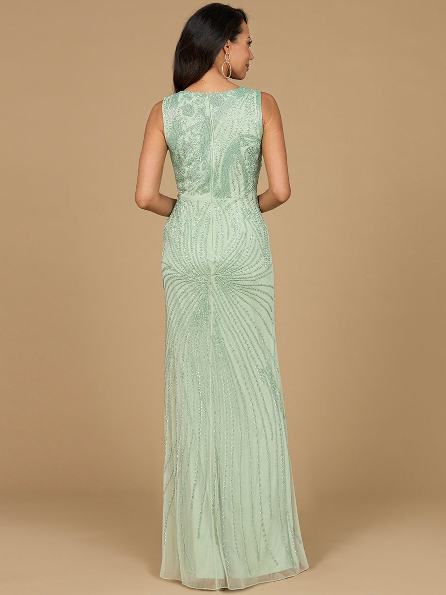 Formal Dresses Formal Long Beaded Evening Dress Mint