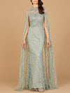 Mother of the Bride Dresses Long Beaded Mother of the Bride Dress Grey