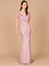 Mother of the Bride Dresses Long Mother of the Bride Beaded Formal Dress  Dusty Rose