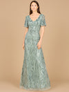 Formal Dresses Sequin Long Formal Evening Dress Green Mist
