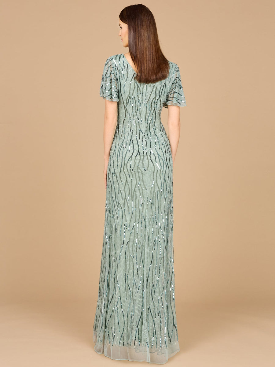 Formal Dresses Sequin Long Formal Evening Dress Green Mist
