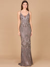 Prom Dresses Fitted Long Formal Beaded Prom Dress Grey