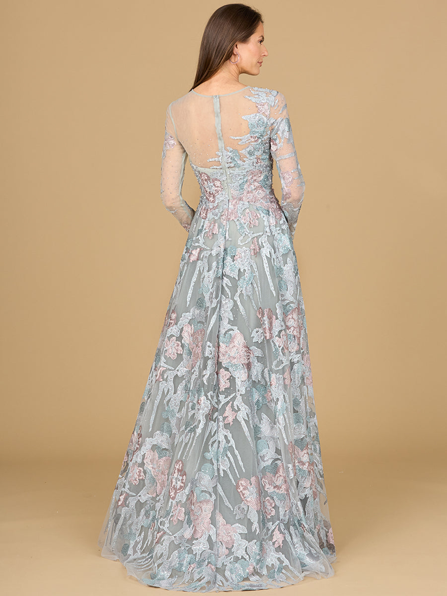 Mother of the Bride Dresses Long A Line Mother of the Bride Beaded Dress Slate/Multi