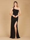 Formal Dresses Long Prom A Line Beaded Slit Formal Evening Dress Black