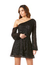 Cocktail Dresses Short Cocktail Beaded Mini Dress Black