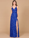 Prom Dresses Prom Long Beaded Evening Formal Dress Sapphire