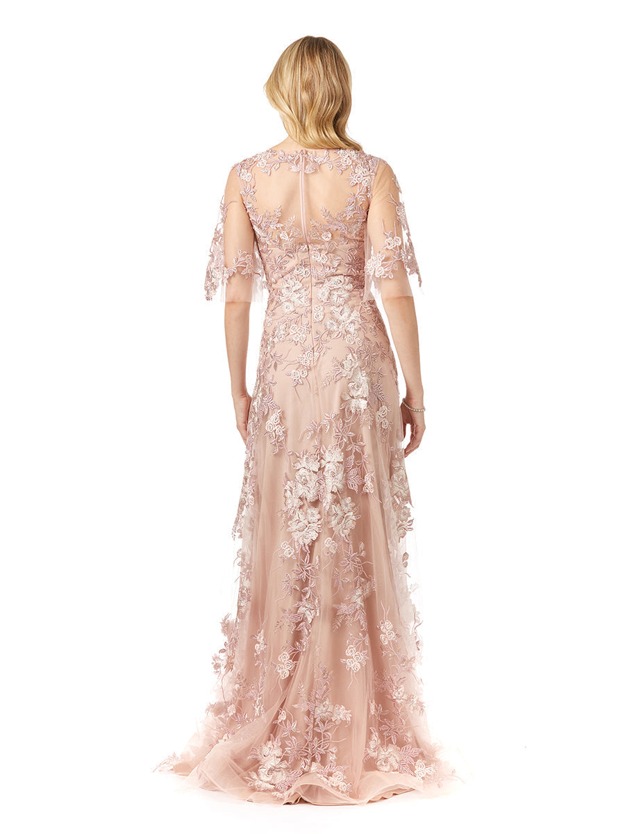 Formal Dresses Long Formal Lace Evening Dress Blush