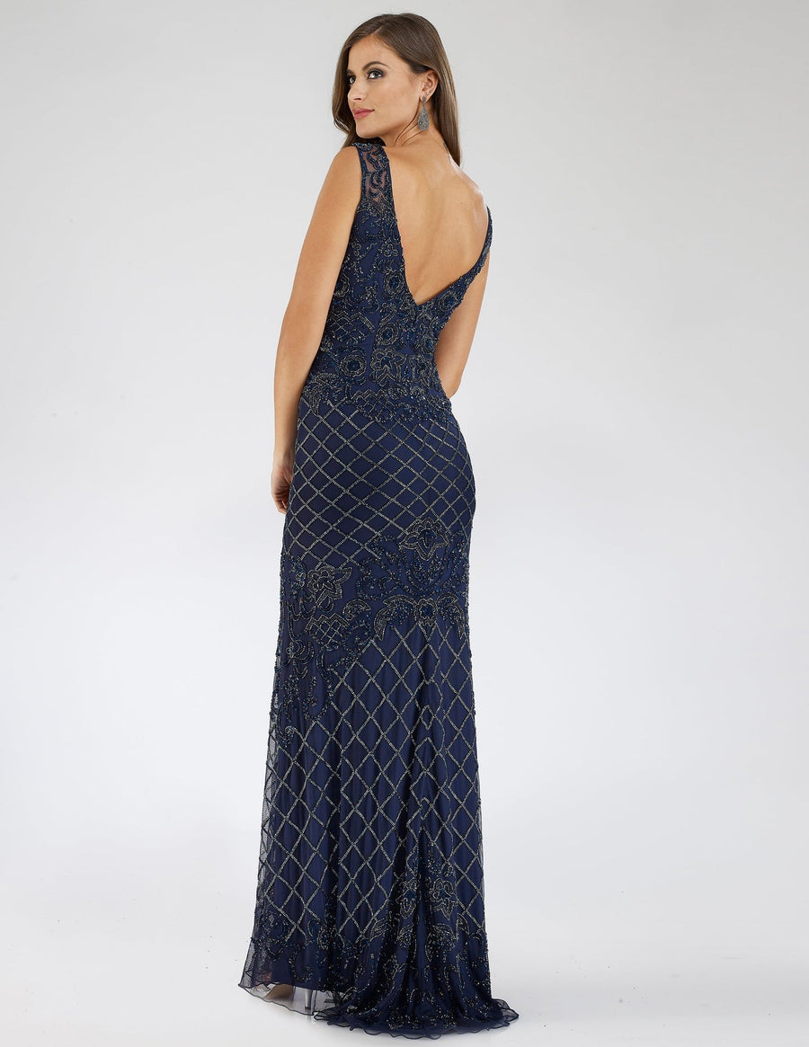 Formal Dresses Sequin Long Formal Evening Dress Navy