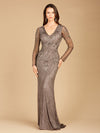Formal Dresses Long Fitted Formal Evening Dress Grey