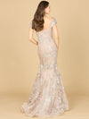 Formal Dresses Fitted Formal Long Mermaid Evening Dress Blush