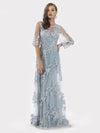 Mother of the Bride Dresses Formal Long Lace Applique Mother of the Bride Dress Dusk