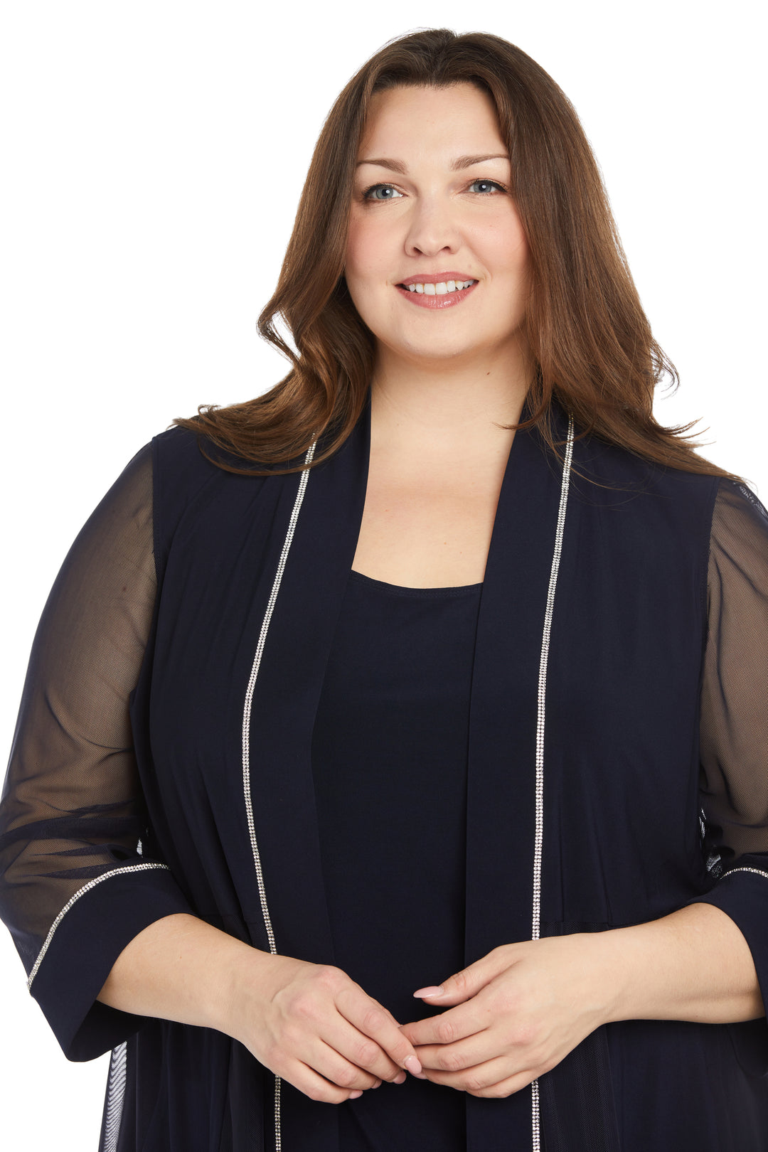 Plus Size Dresses Long Formal Plus Size Pant Suit Navy