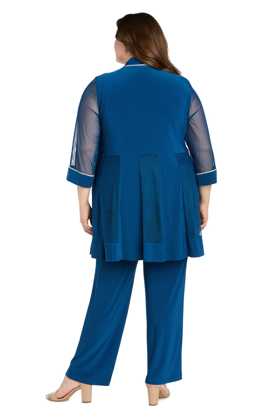 Plus Size Dresses Long Formal Plus Size Pant Suit Peacock