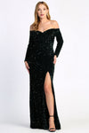 Prom Dresses Long Sequin Formal Evening Prom Dress Dark Emerald
