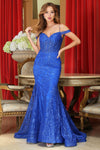 Prom Dresses Glitter Prom Long Formal Dress Royal Blue