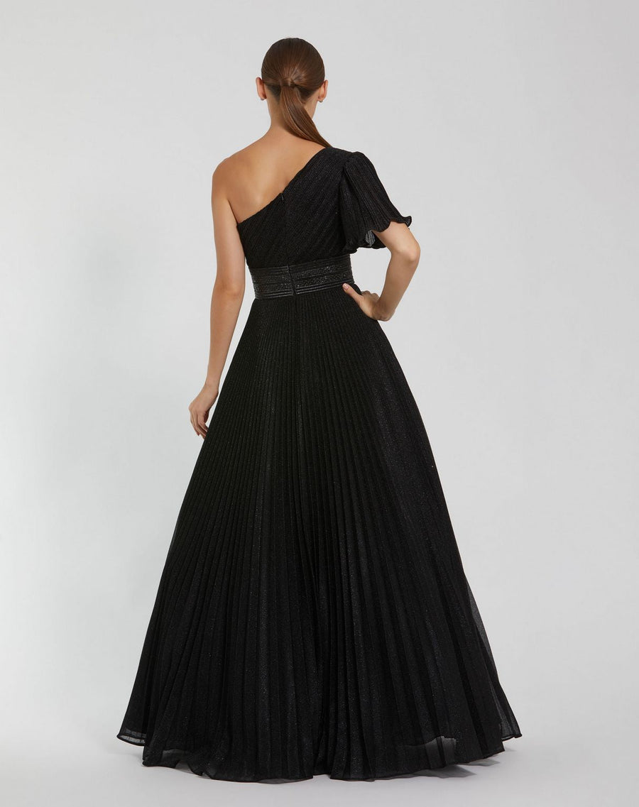Prom Dresses Long Ball Gown Formal Pleated Prom Dress  Black