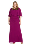 Plus Size Dresses Plus Size Long Mother of the Bride Formal Dress Mulberry