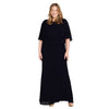 Plus Size Dresses Plus Size Long Mother of the Bride Formal Dress Navy