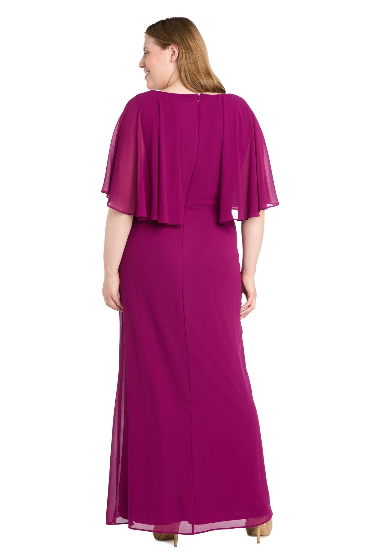 Plus Size Dresses Plus Size Long Mother of the Bride Formal Dress Mulberry