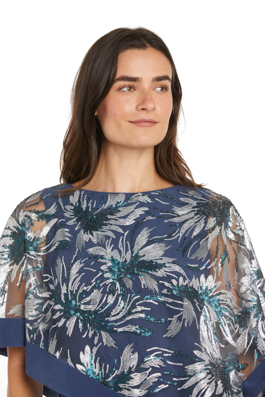 Cocktail Dresses Short Petite Poncho Cocktail Dress Denim