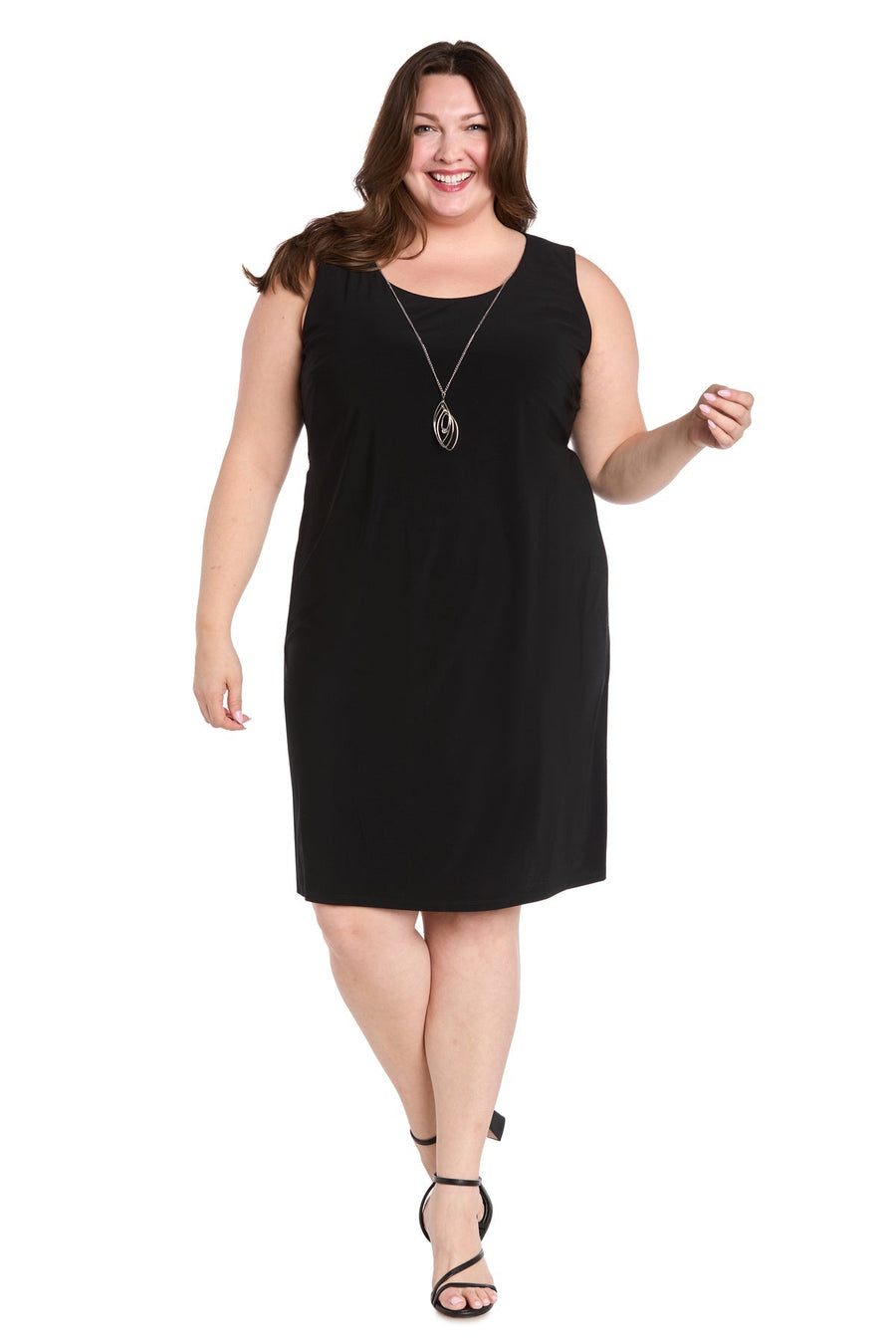 Plus Size Dresses Short Plus Size Mother of the Bride Jacket Dress Silver/Black