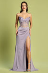 Prom Dresses Long Formal Evening Slit Prom Dress Lavender