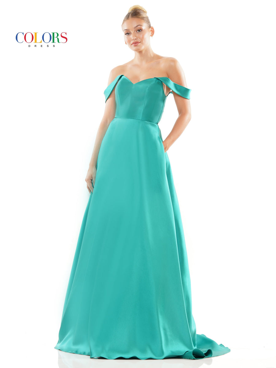 Prom Dresses Long Off Shoulder Mikado Prom Dress Deep Green