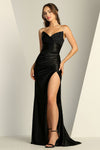 Prom Dresses Long Evening Slit Formal Prom Dress Black