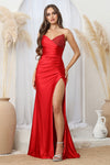 Prom Dresses Long Evening Slit Formal Prom Dress Red