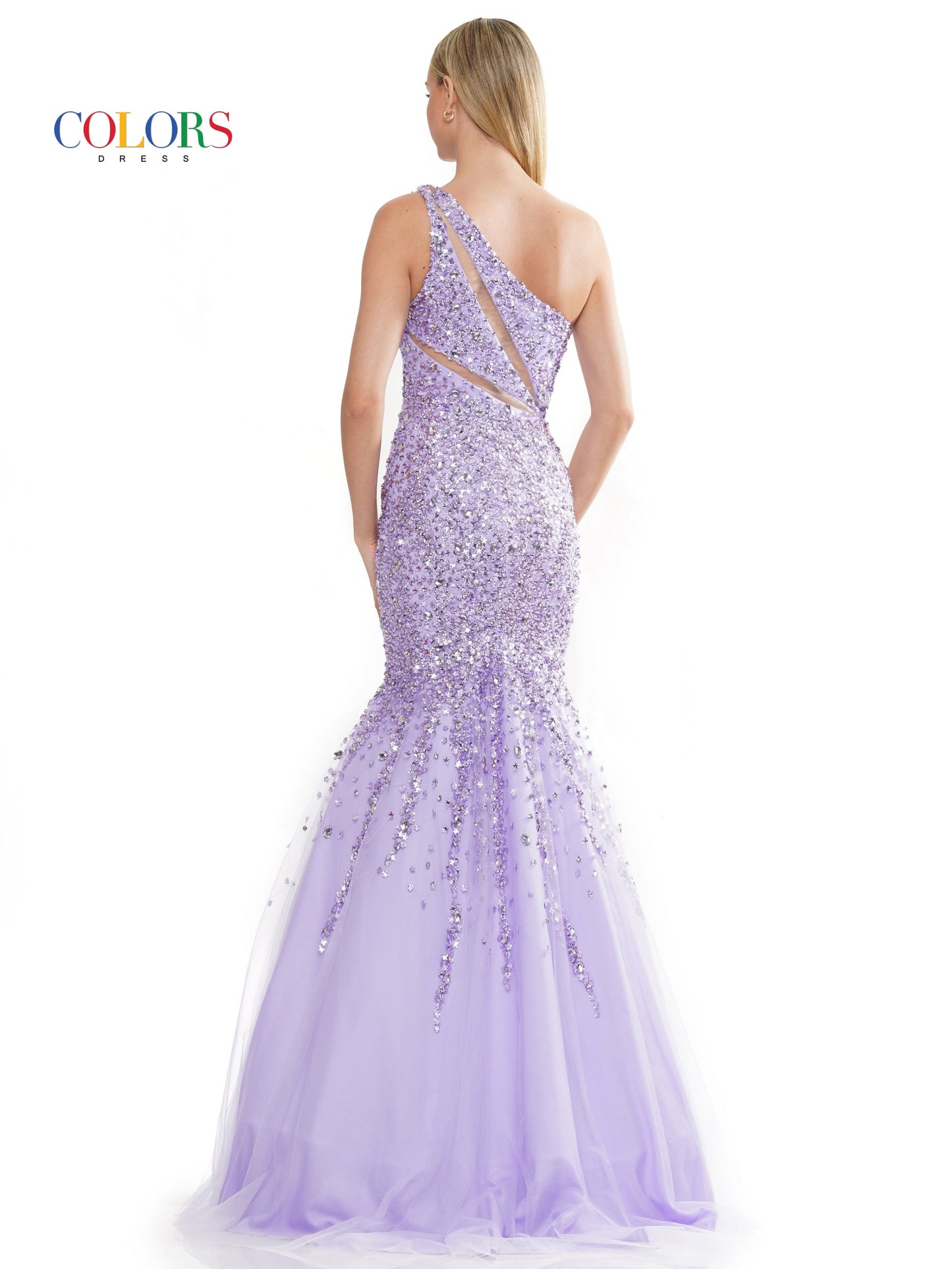 Prom Dresses Long One Shoulder Mermaid Prom Dress Lilac