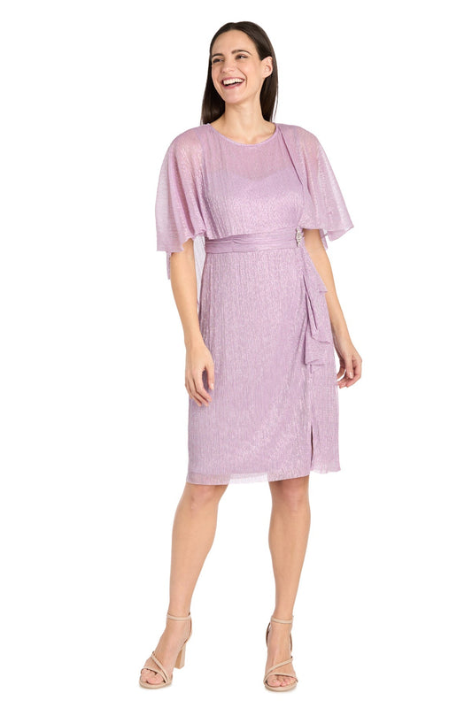 Cocktail Dresses Short Ruffle Cocktail Caplet Dress Magnolia