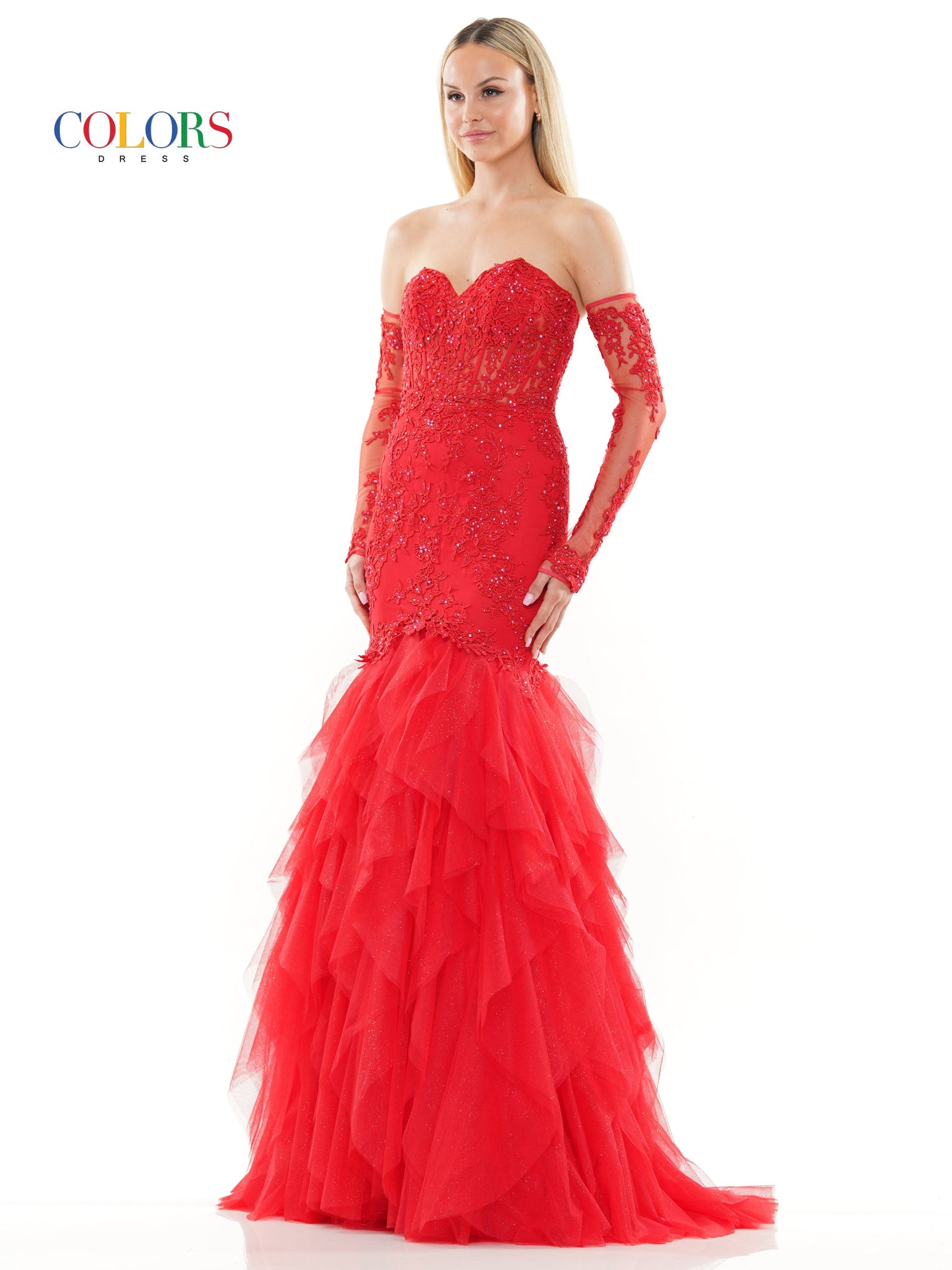 Prom Dresses Long Formal Mermaid Prom Dress Red