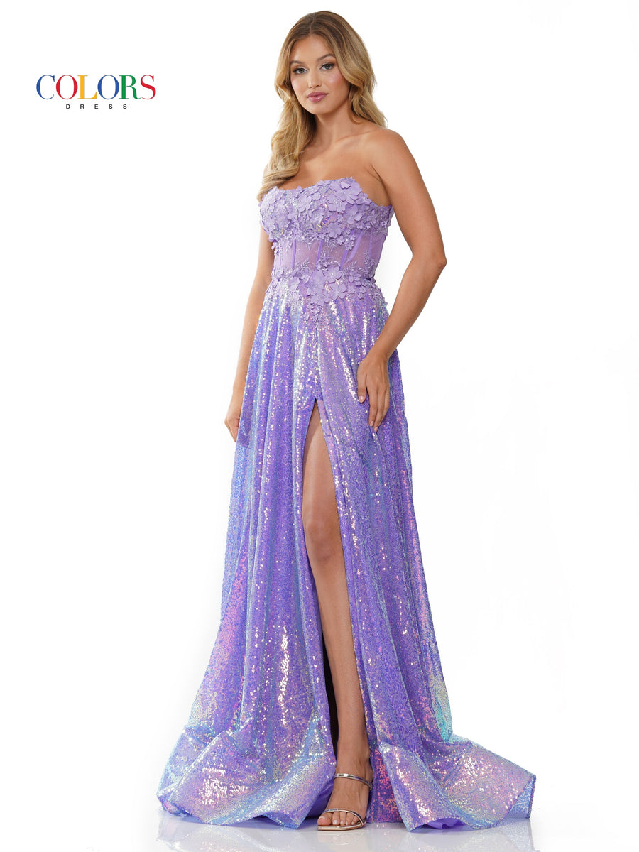 Prom Dresses Long Strapless Formal A Line Prom Dress Lavender