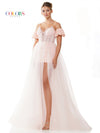 Prom Dresses Long Off Shoulder A Line Prom Dress Blush