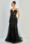 Prom Dresses Prom Mermaid Formal Long Corset Beaded Dress Black