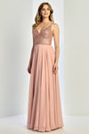 Prom Dresses Prom Long A Line Formal Sequin Dress Blush